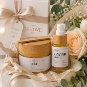 Glowe Up Rewind Elixir and Dew Drops gift duo